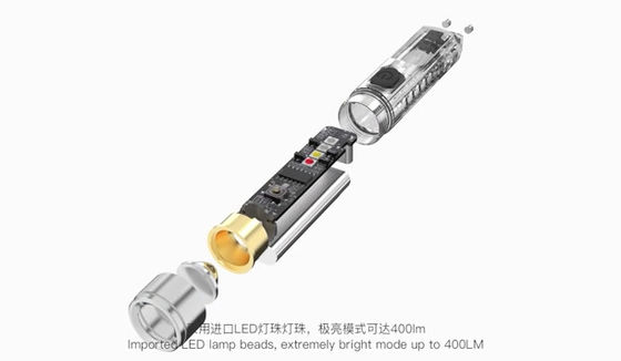आउटडोर कैम्पिंग क्लाइम्बिंग एलईडी वर्क लाइट करंट 5V 500mA 15.6mm लंबाई 60.5mm